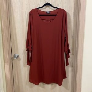 Chic Soul - Rust Dress - 2X